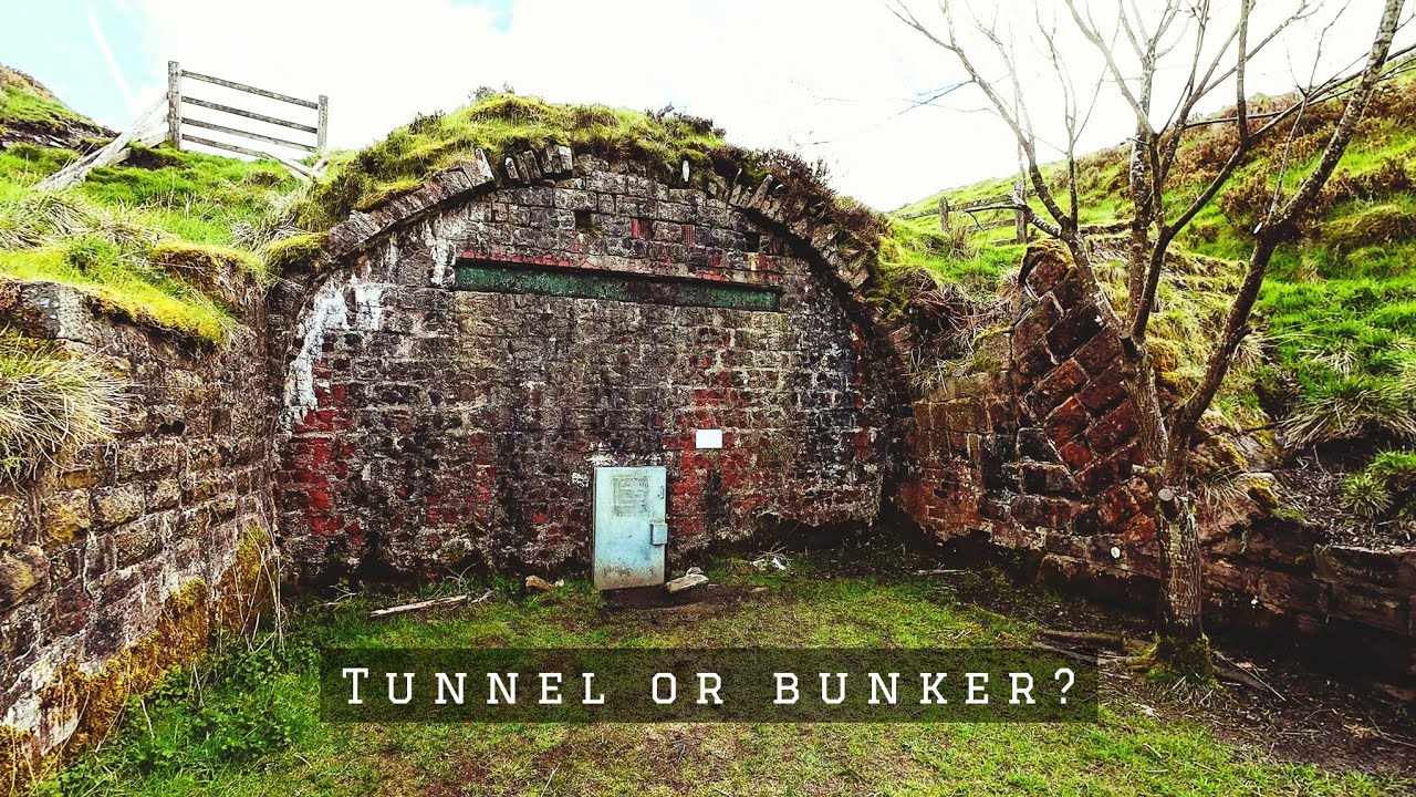An old structure in a desolate landscape