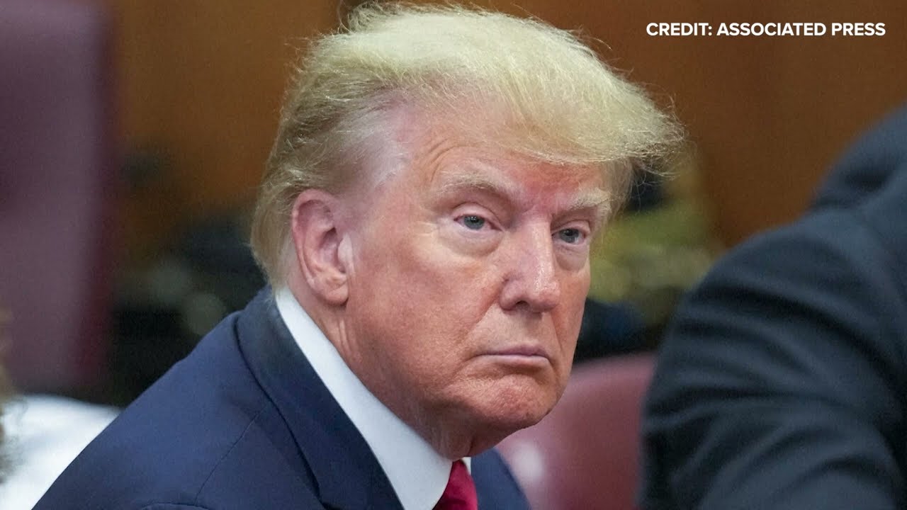 In pictures: Donald Trump inside the courtroom