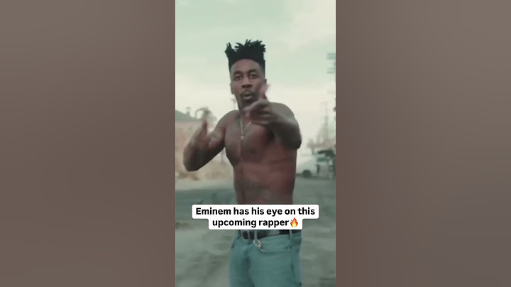 Eminem has his eye on this upcoming rapper🔥 #eminem #slimshady #rap