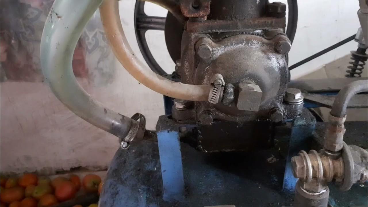 Пневмокомпресор мотор з стіральної машини і зіловський двопоршневий ...