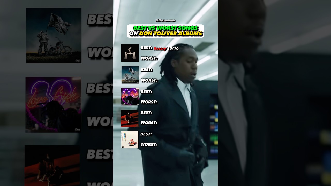 BEST vs WORST Don Toliver Songs?