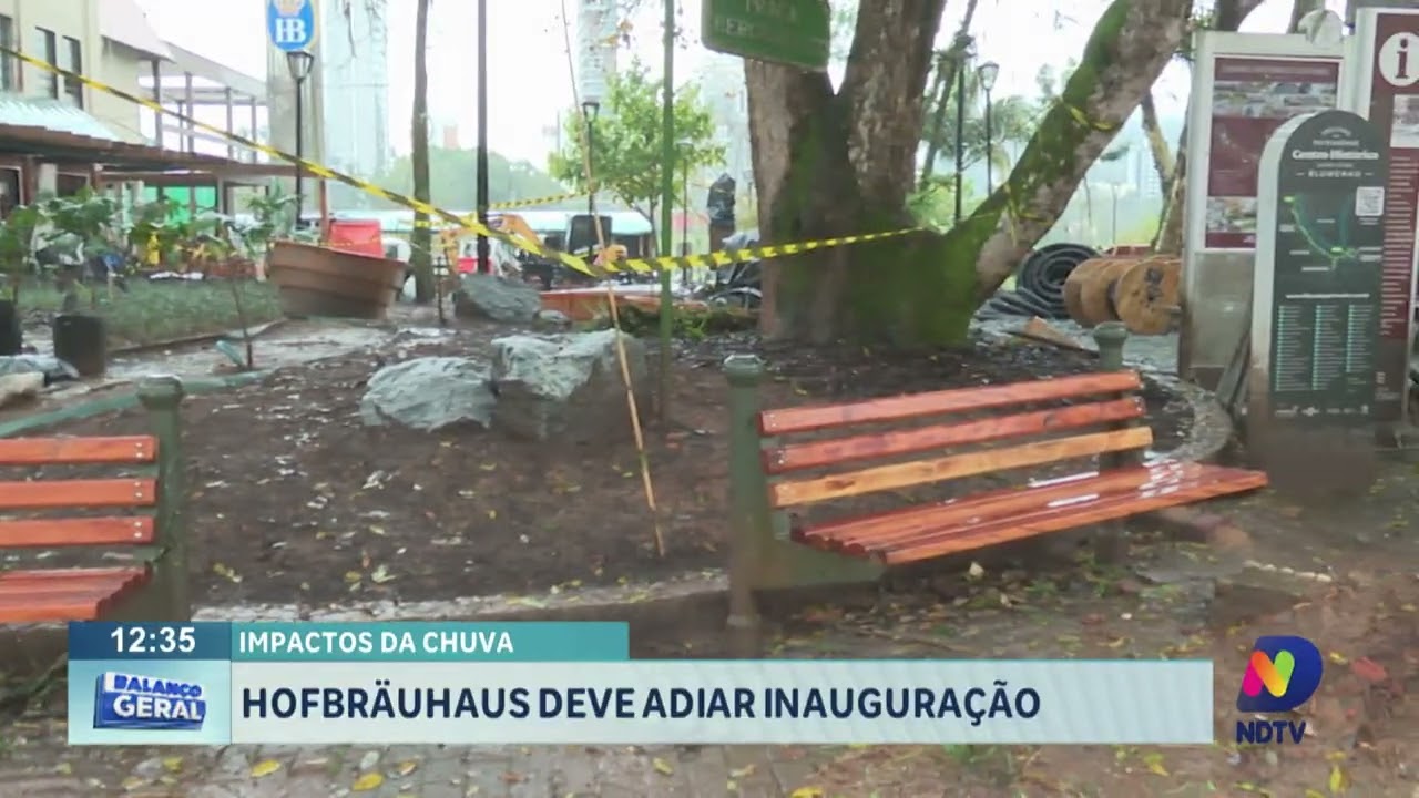 Impactos da chuva: Cervejaria Hofbräuhaus tem inauguração adiada - QTU Questões do Universo
