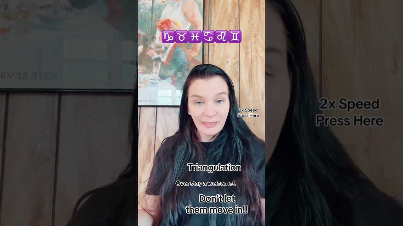 Этот мастер триангуляции пытается задержаться в вашей жизни слишком долго!