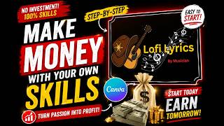 YOU HAVE THE SKILL… NOW TURN IT INTO💸 MONEY! | Canva Tutorial for Beginners to pro 💰