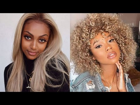 Black Women Rocking Blonde Hair #shorts #blondehair #hairstylesforblackwomen