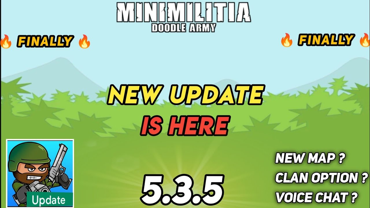 DA2 | Finally Mini Militia New Update 5.3.5 is Here | mini militia new update 2021