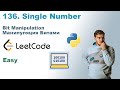 Single Number | Решение на Python | LeetCode 136