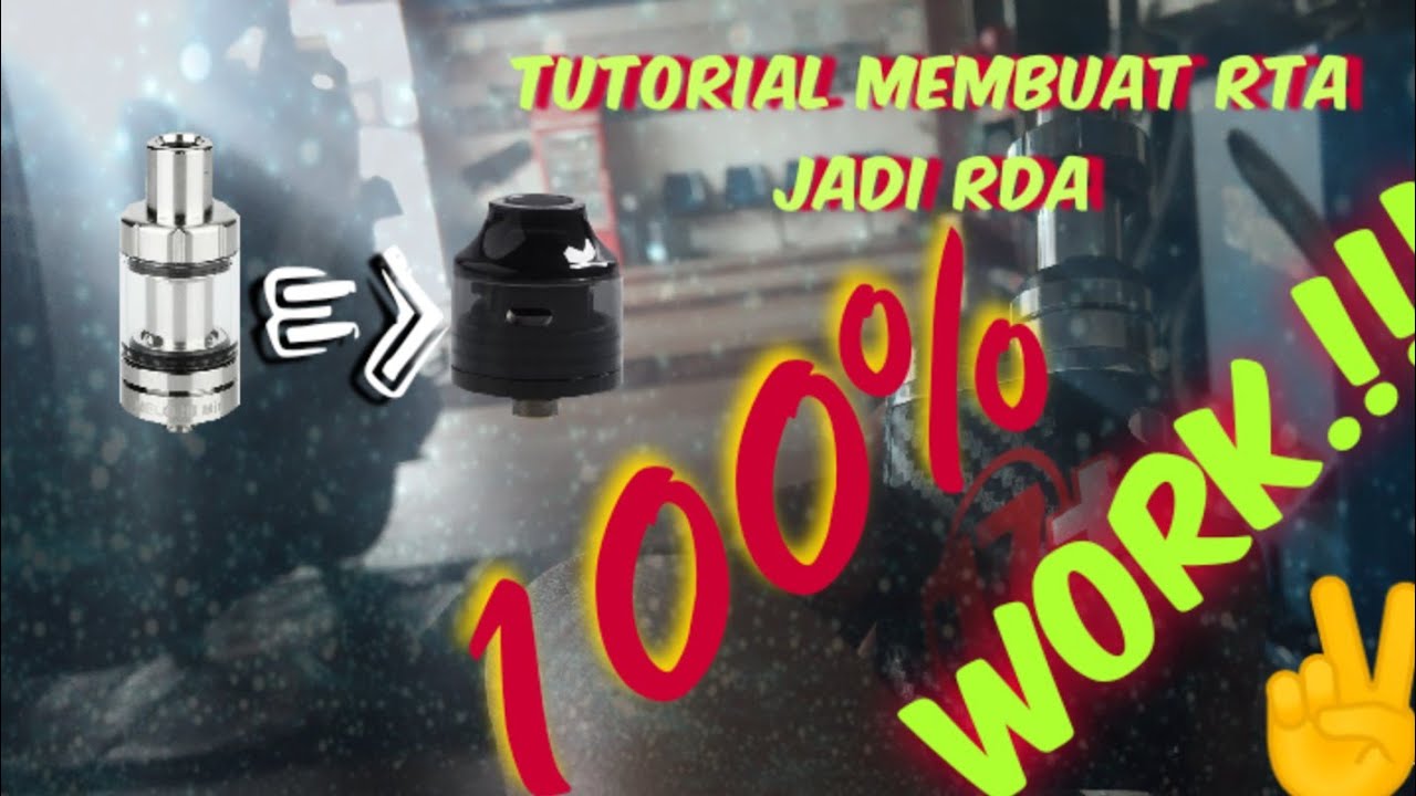 Ubah RTA jadi RDA sederhana gak sampe 10 menit.!!! ( istick pico CLONE )