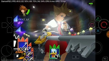 DamonPS2 v1.2 runs the PS2 game : KINGDOM HEARTS Re : Chain of Memories