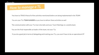EB Academy - How to be a TL / How to Manage TLs