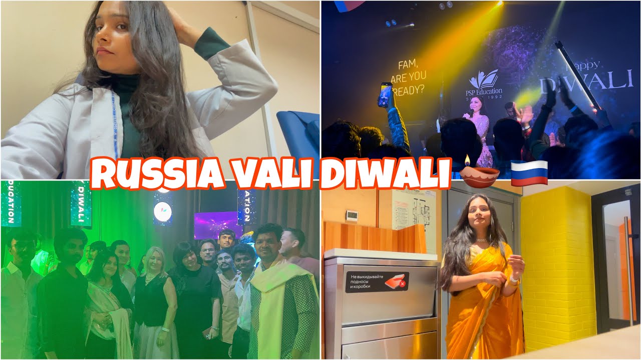 How we celebrated diwali in Russia? 🇷🇺🪔? |MBBS abroad