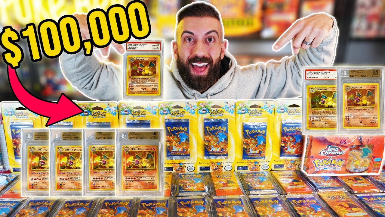 Expensive Pokemon Cards Collection! $100,000 OF CHARIZARD (My Most RARE Valuable 1st Edition Cards) Expensive Pokemon Cards Collection! $100,000 OF CHARIZARD (My Most RARE Valuable 1st Edition Cards)