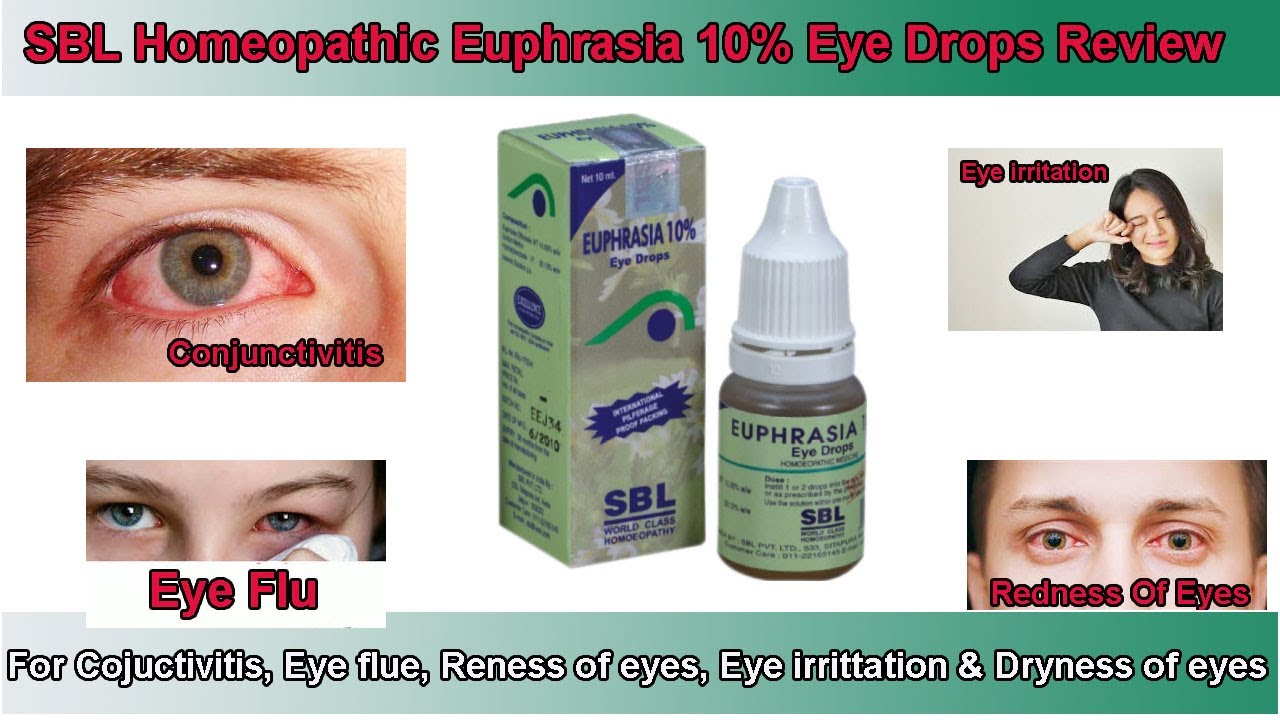 SBL Homeopathic Euphrasia 10 Eye Drops Uses & Review In Hindi YouTube