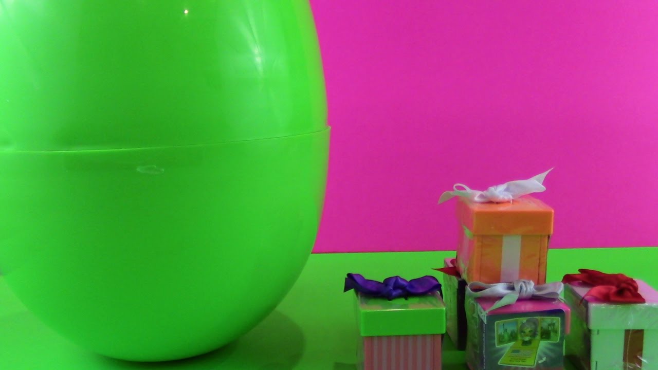Giant Surprise Egg with Tsum Tsum, GiftEms dolls surprises