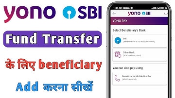 How to add beneficiary in yono sbi Yono sbi me beneficiary add kaise kare yono sbi beneficiary add
