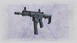 Rifle de Airsoft AEG SA-FX01 HAL Preta Gat. Eletrônico G2 - Specna Arms