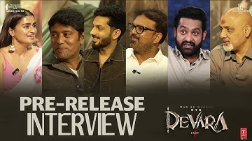 Devara Pre Release Interview | NTR, Koratala Siva, Anirudh, Rathnavelu, Sabu Cyril | Sep 27 |YMMedia