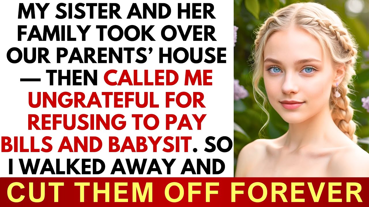 My Sister’s Family Took Over Our Parents’ House — Then Expected Me to Pay and Babysit