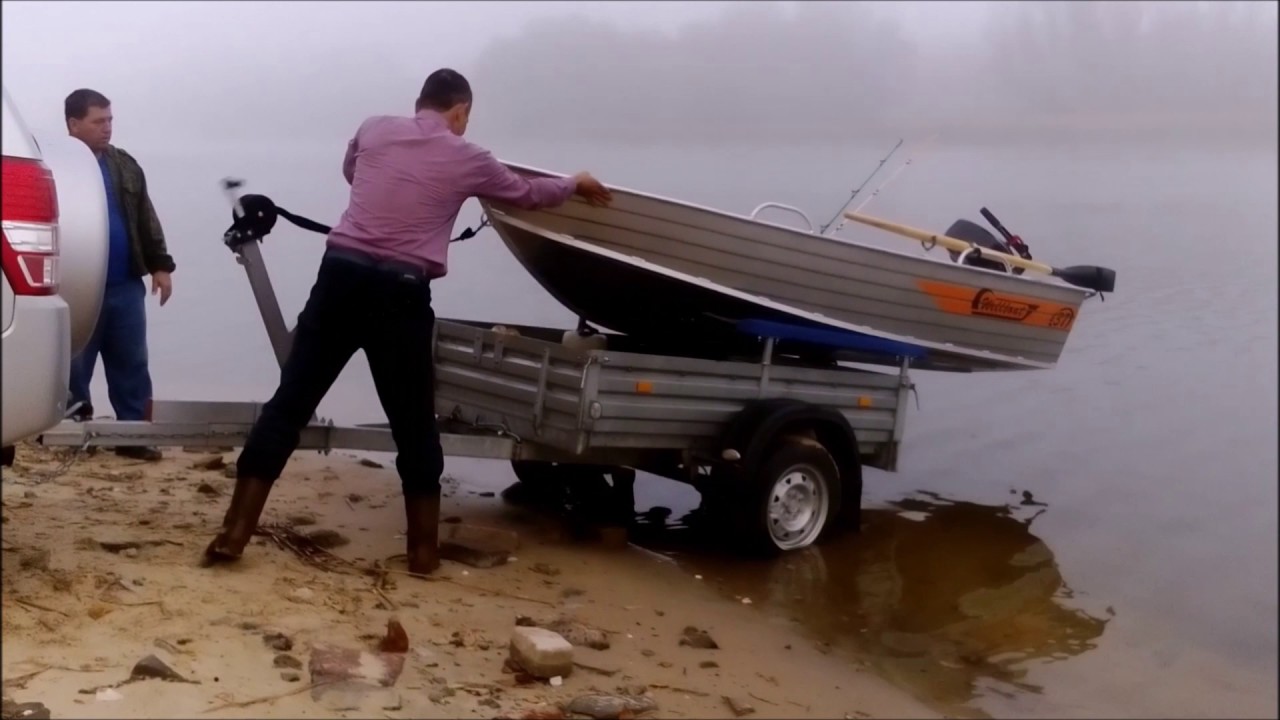 Первый спуск Вельбот 37 на воду