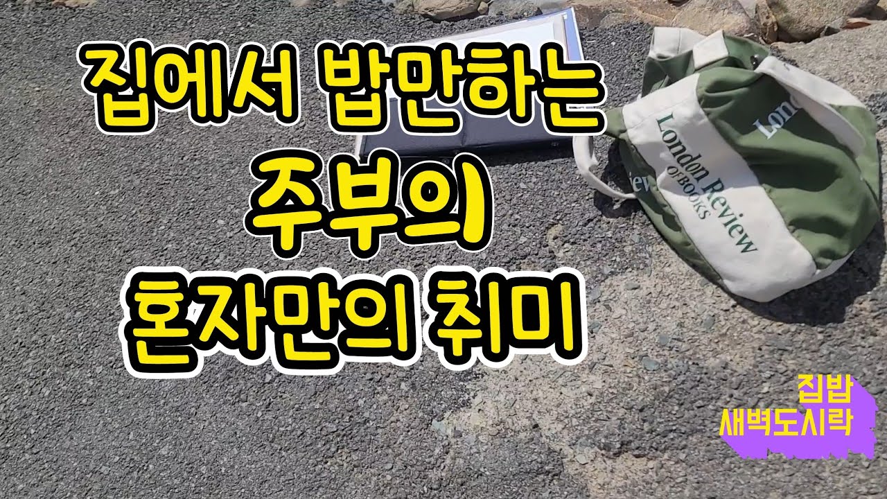 5인가족 외벌이 팔자 좋게 혼자만의 여행 집밥만들고 새벽 도시락 싸는 50대 주부