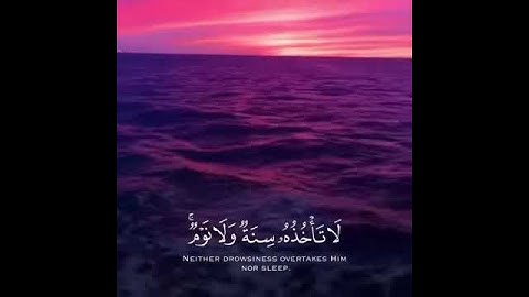 سورة الكرسي بصوت جميل جدا 🥺💜.