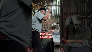 tahap membuat bilah baja selap waja selap isen #handmade #homemade #tutorial #diy #yt #short #shorts