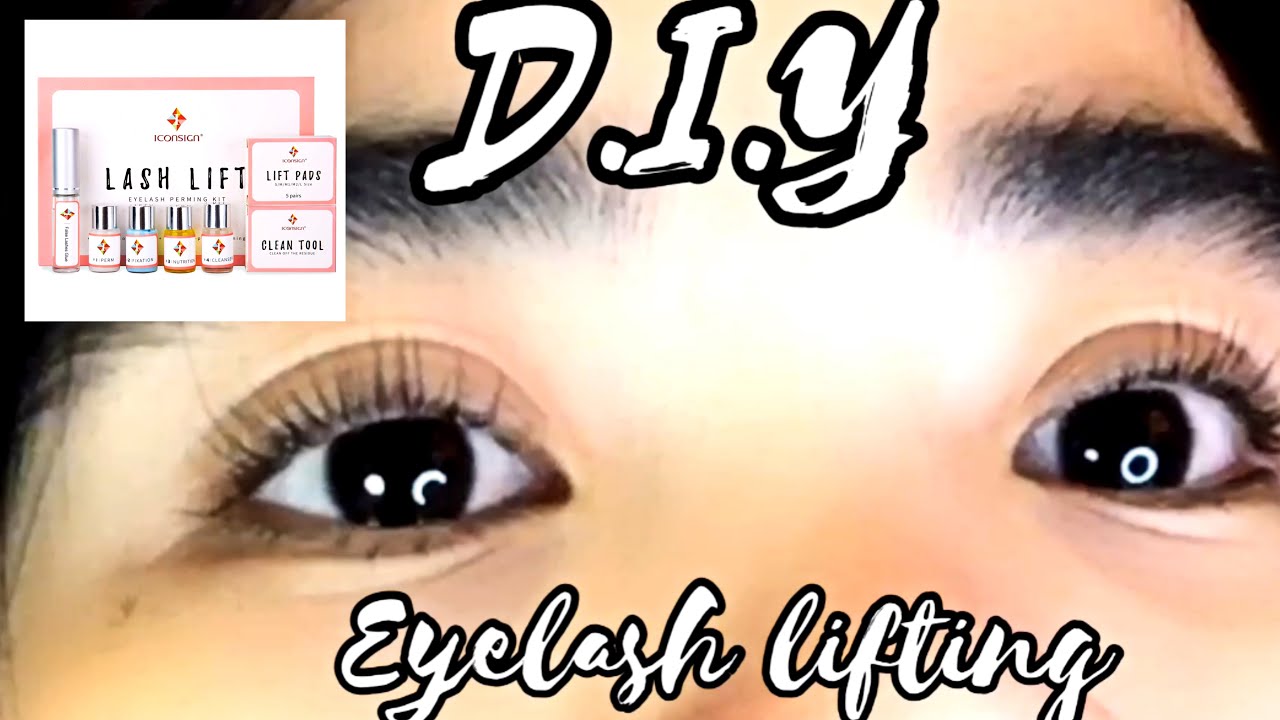 ICONSIGN LASH LIFT TUTORIAL DIY eyelash perming at home (SULIT