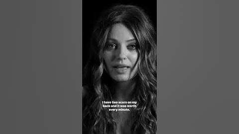Thumbnail of Mila Kunis on the PAIN she endured during the filming of Black Swan! #shorts