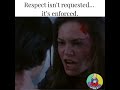 Respect isn’t requested… it’s enforced.
