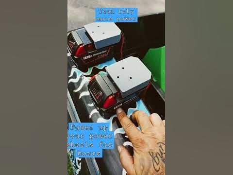 grave digger power Wheels make it run for hours - YouTube