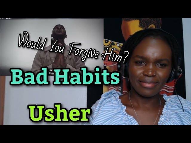 African Girl Reacts To Usher - Bad Habits