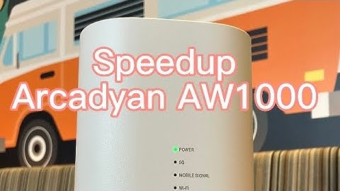 How to Speedup Arcadyan AW1000 5g Modem (Booster)
