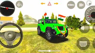 Dollar (Song) Modify Mahindra White Thar || Indian Car Simulator Gameplay || Car Game #gameing