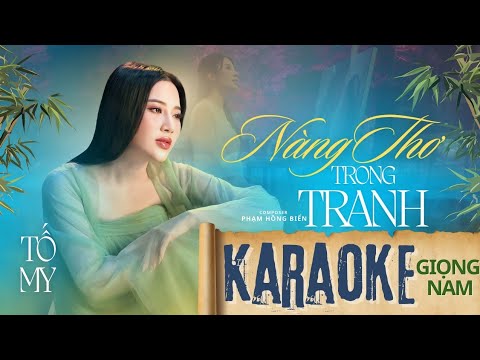 Nàng thơ trong tranh - Karaoke tone nữ
