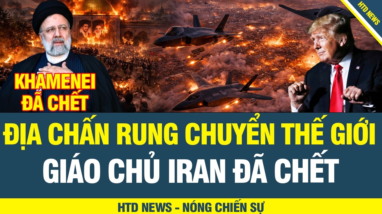 THẾ GIỚI RUNG CHUYỂN! Giáo chủ Iran Ali Khamenei ĐÃ THIỆT MẠNG trong cuộc tấn công của Israel