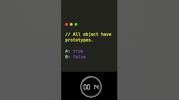 JavaScript Objects: Do All Objects Have Prototypes?