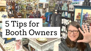 5 Tips for Booth Owners | Booth 101 | What I Have Learned