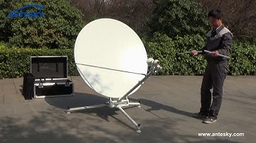 How to assemble 1.2m flyaway antenna