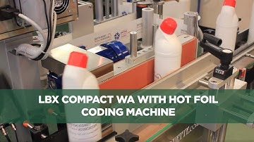 LBX Compact WA with Hot Foil Coding Machine
