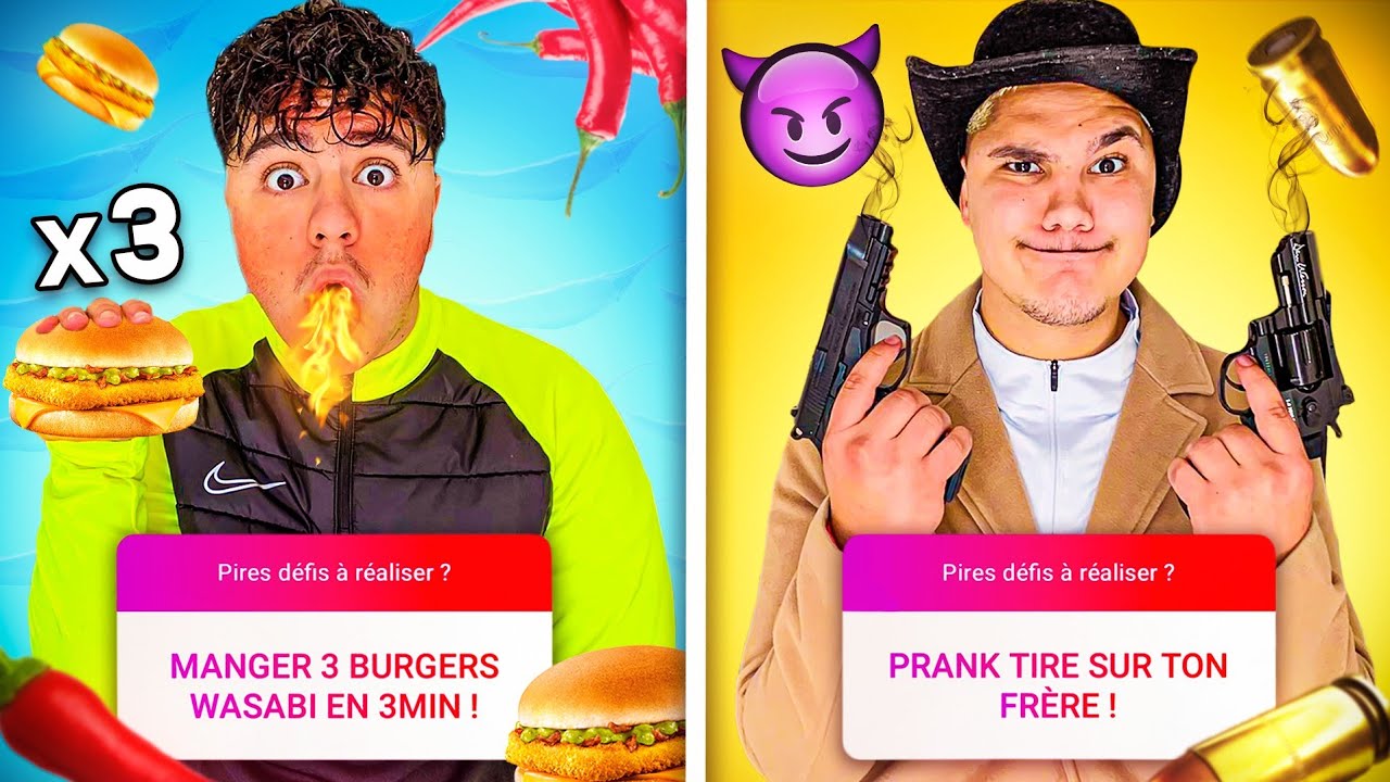 ON RÉALISE VOS PIRES DÉFIS AU LOCAL ! (que des dingueries mdrrr)