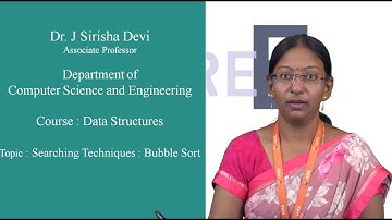 Sorting Techniques   Bubble Sort by Dr  J Sirisha devi | Department of Computer Science | IARE