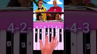 How to play barbie girl on the piano - tutorial 💖 #barbie #pianotutorial