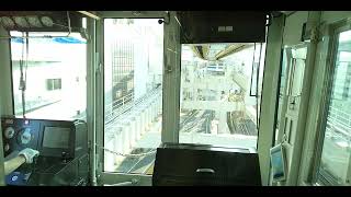 千葉都市モノレール0系電車　千葉公園～千葉駅間（2021.8.29）