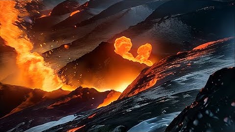 "Volcanic" Ai Animation - AnimateDiff w/ prompt travel   4K