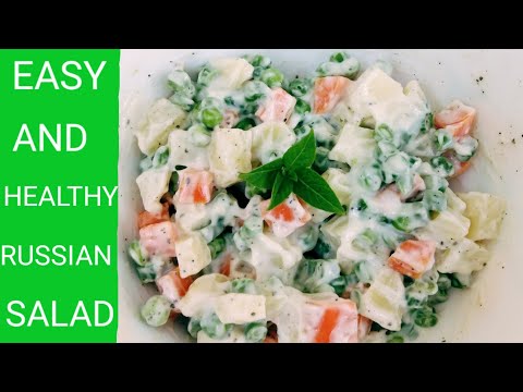 RUSSIAN SALAD /HEALTHY TASTY RECIPE OF RUSSIAN SALAD