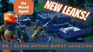 Update - Dr. Slone Mythic Burst Rifle Location and New Leaks