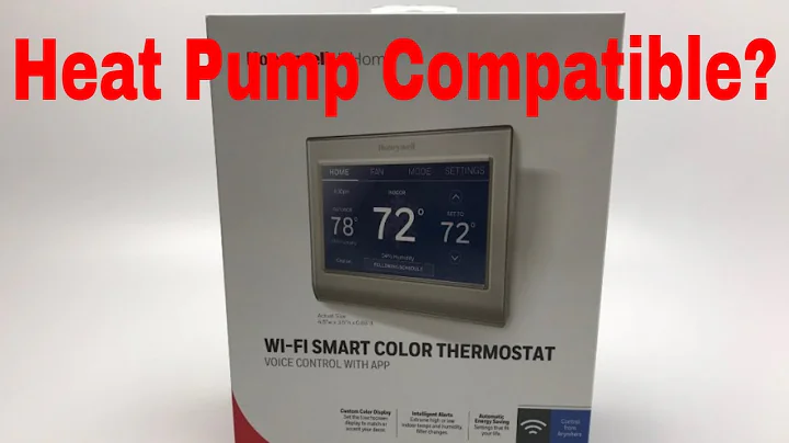 Honeywell RTH 9585 Thermostat on Heat Pump HVAC