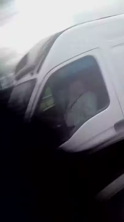 (ORIGINAL) 'Disgraceful' van driver filmed performing solo sex act at the wheel on busy motorway