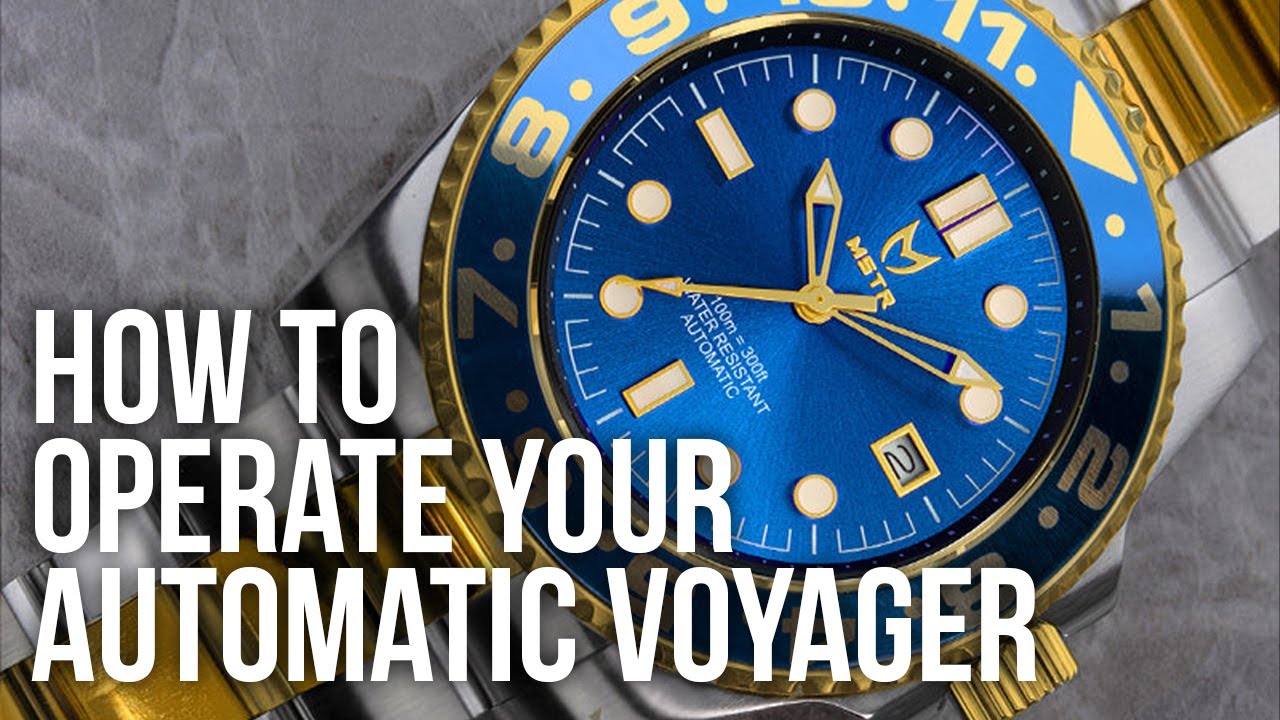 WATCH THIS VIDEO TO LEARN HOW TO OPERATE YOUR VOYAGER AUTOMATIC 