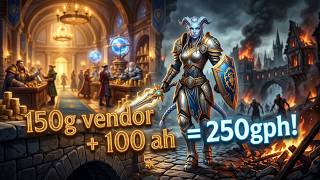 WoW Anniversary TBC Stratholme farming | Ep 67 | 3 pulls | 150 raw gold + 100 + AH Per hour = 250gph